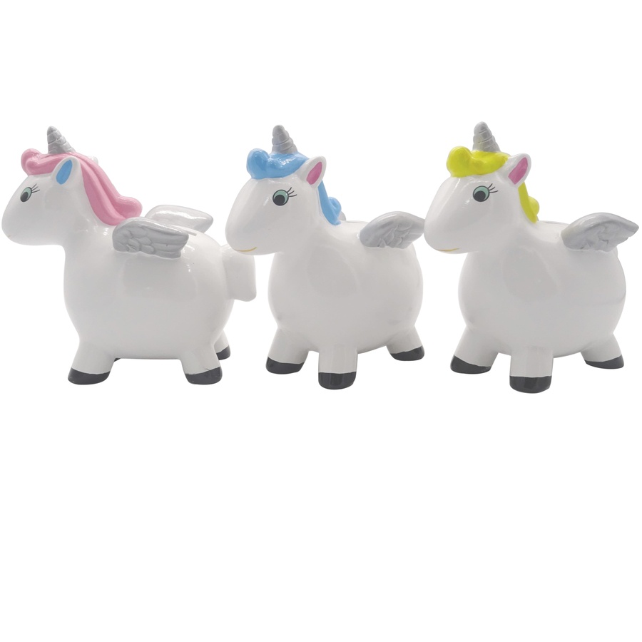 Pușculiță ceramică Unicorn culori diverse