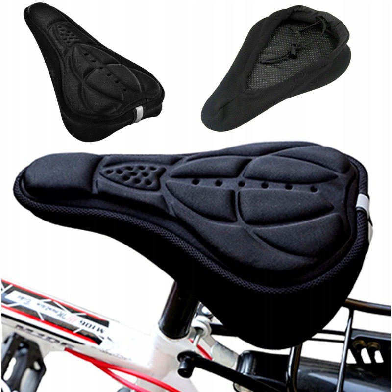 Husă pentru șa de bicicletă gel 280x175mm neagră megamix.sk