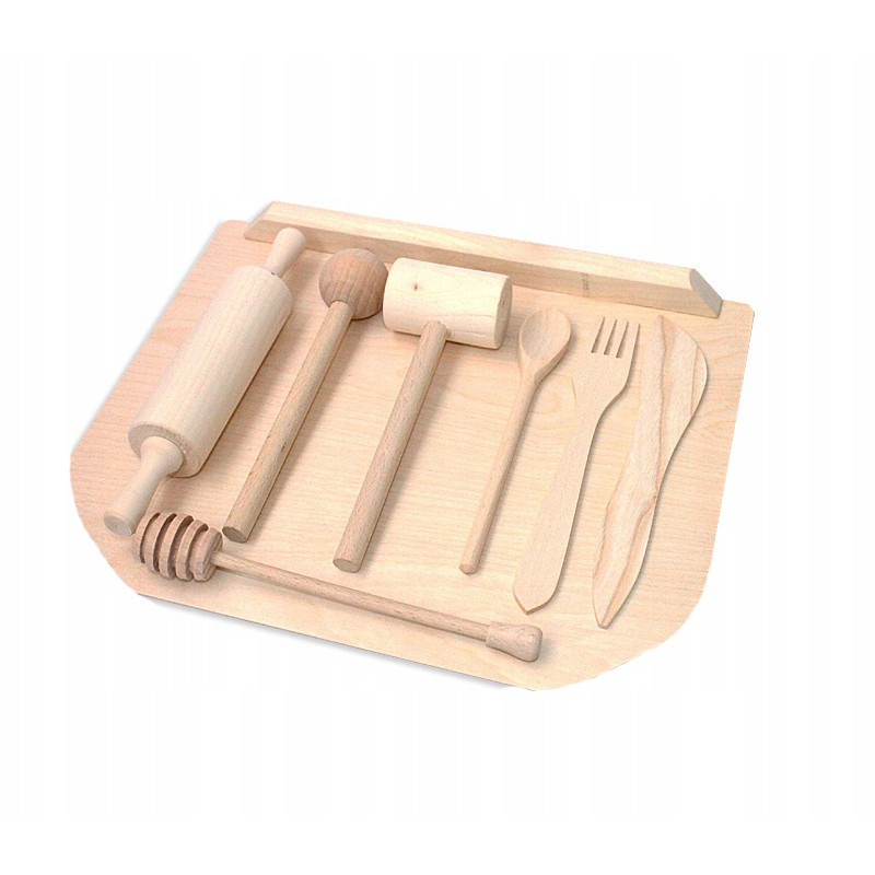 Set de bucătărie din lemn pentru copii 23x20cm megamix.sk