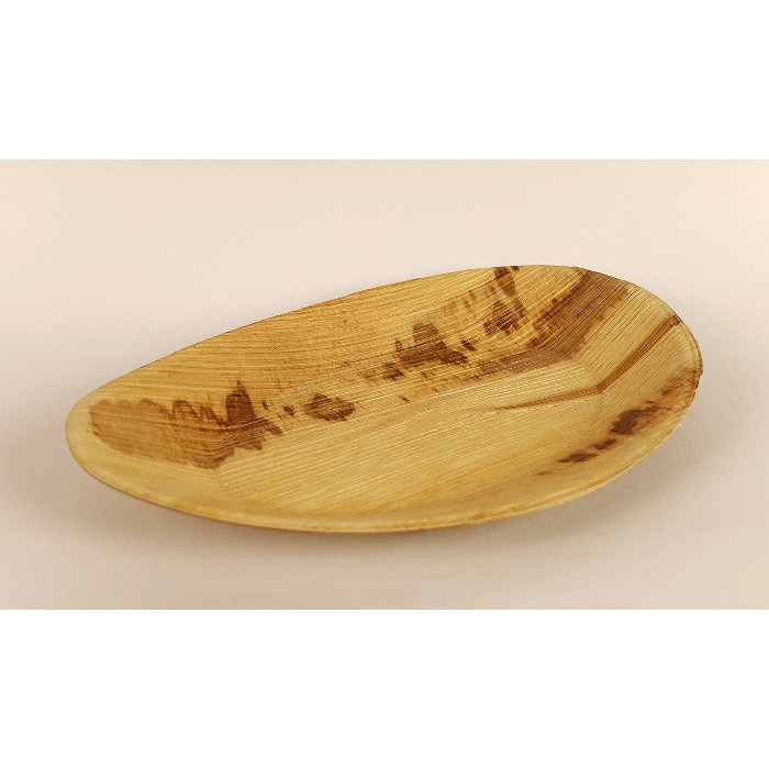 Bol din frunze de palmier presate 17x26x2cm organic