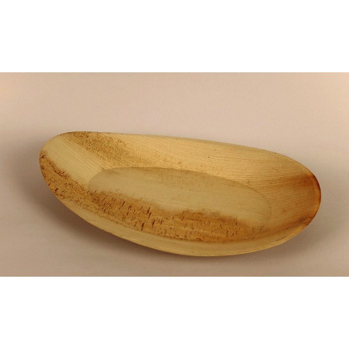 Bol din frunze de palmier presate 17x26x2cm organic