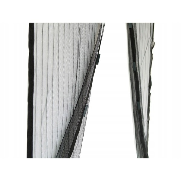 Plasă de ușă cu magnet 210x100cm plasă contra țânțarilor neagră megamix.sk