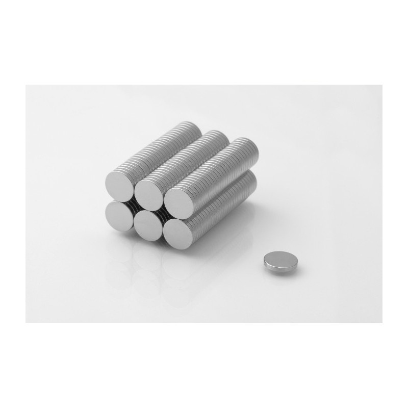 magnet neodim cilindric MW 10x1,5 N38 megamix.ro
