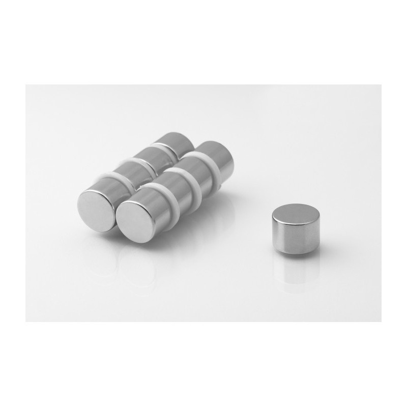 magnet neodim cilindric MW 14x10 N38H megamix.sk