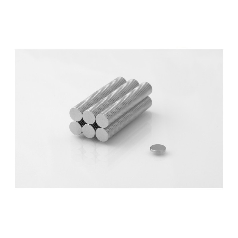 magnet neodim cilindric MW 7x1,2 N38 megamix.sk