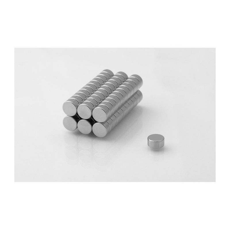 magnet neodim cilindric MW 8x4 N38 megamix.sk