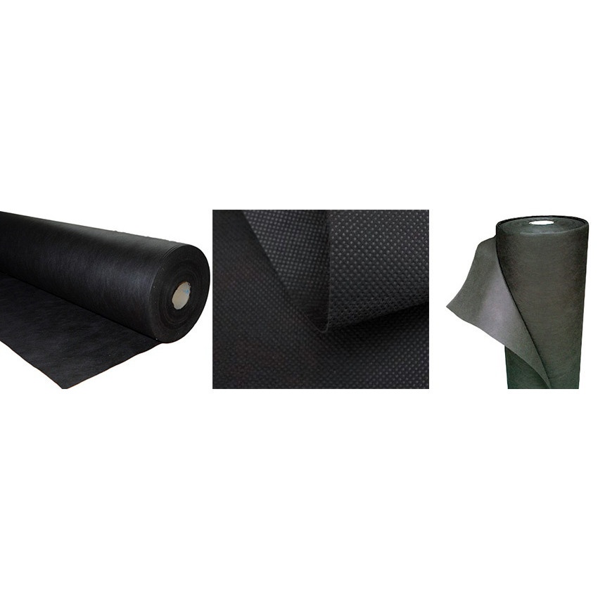 agrotextil nețesut 160cm 1mb 100g/m2 negru gros rezistent megamix.sk