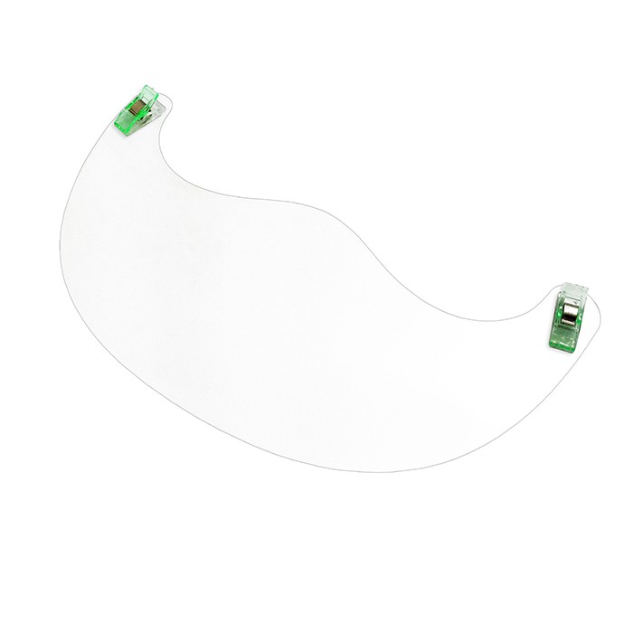 Protecție facială transparentă pentru ochelari, clipsuri colorate megamix.sk