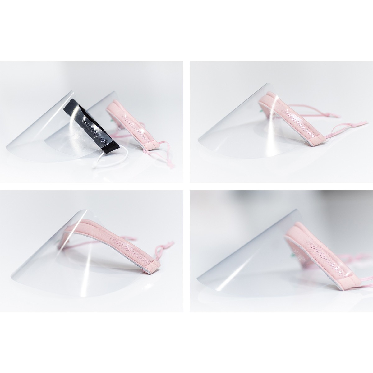 husă de protecție pentru față mască transparentă neagră nas gură 21x12cm universală megamix.sk