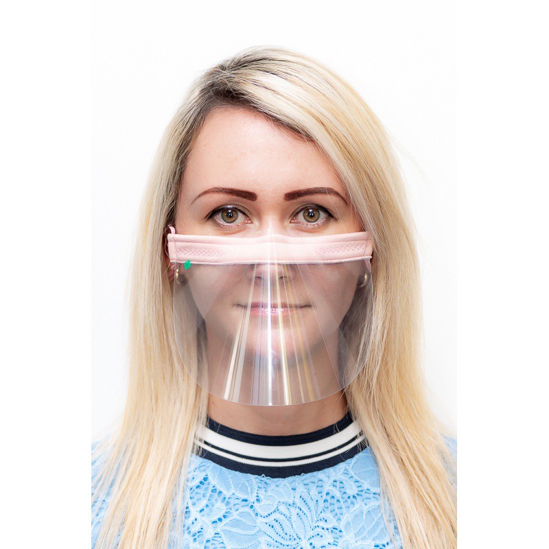 husă de protecție pentru față mască transparentă nas gură 21x12cm universală megamix.sk