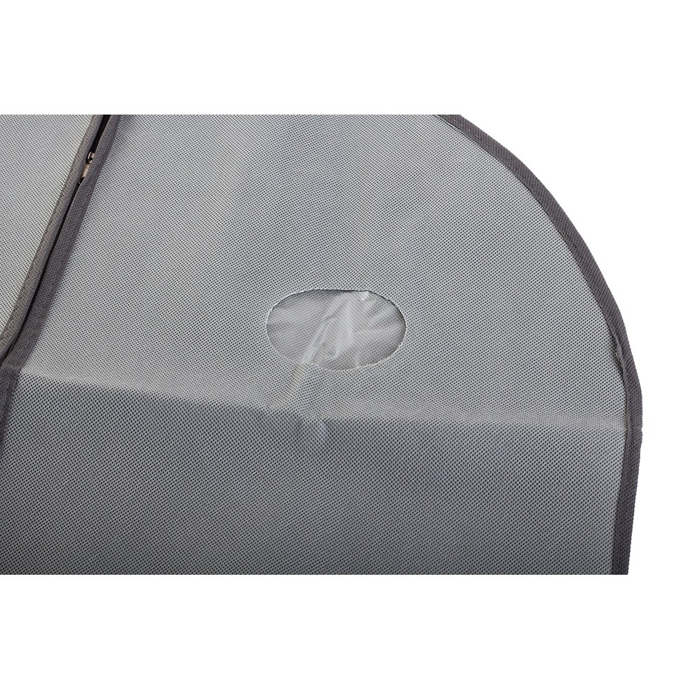 Husă de protecție pentru haine 60x137cm cu fermoar gri megamix.sk