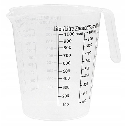 Cana de măsurat pentru bucătărie 1L 13cm megamix.sk