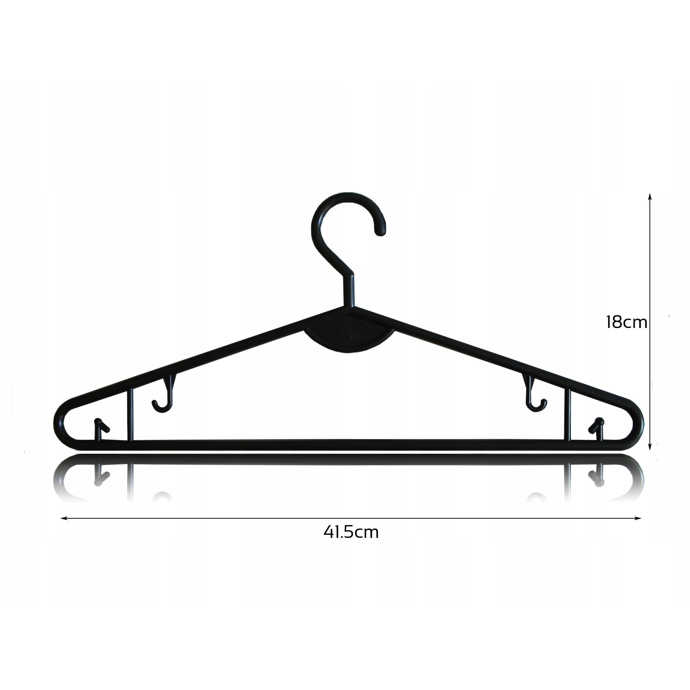 umerașe din plastic negre 10 buc megamix.sk