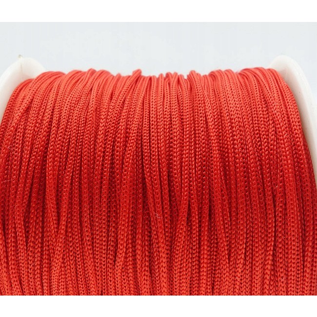 șnur împletit 40m 0.8mm roșu poliester megamix.sk