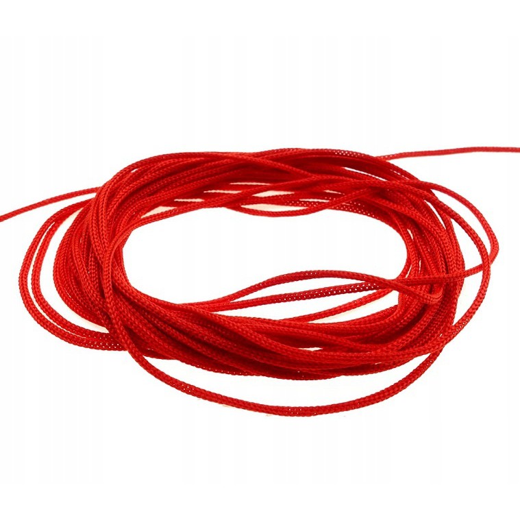 șnur împletit 40m 0.8mm roșu poliester megamix.sk