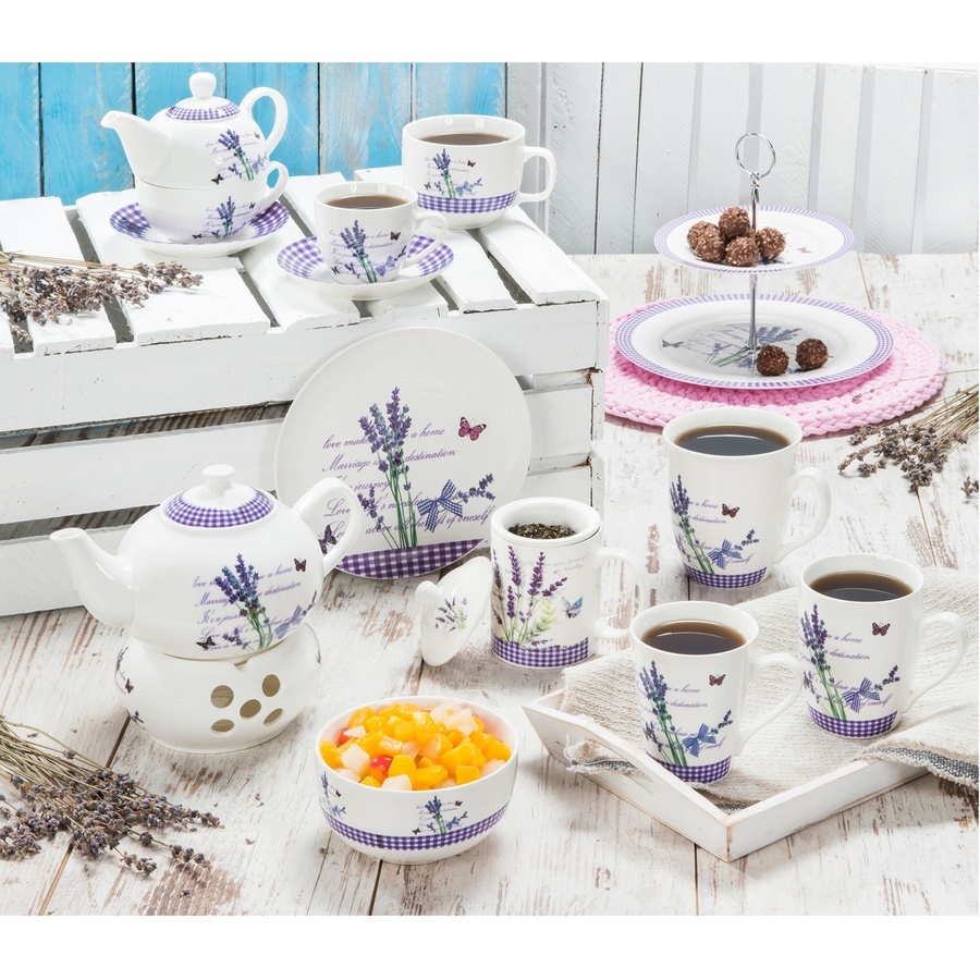 Jarroană de porțelan pentru lapte Lawenda 230 ml