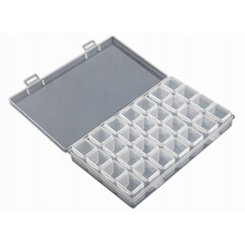 Organizer practic 17x10x2,5cm container dreptunghiular pentru obiecte mici megamix.sk