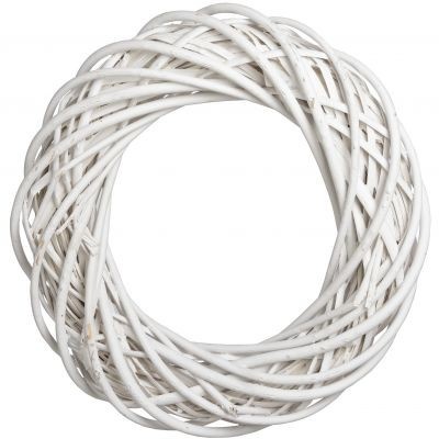 coroniță din nuiele albă diametru 35 cm megamix.sk
