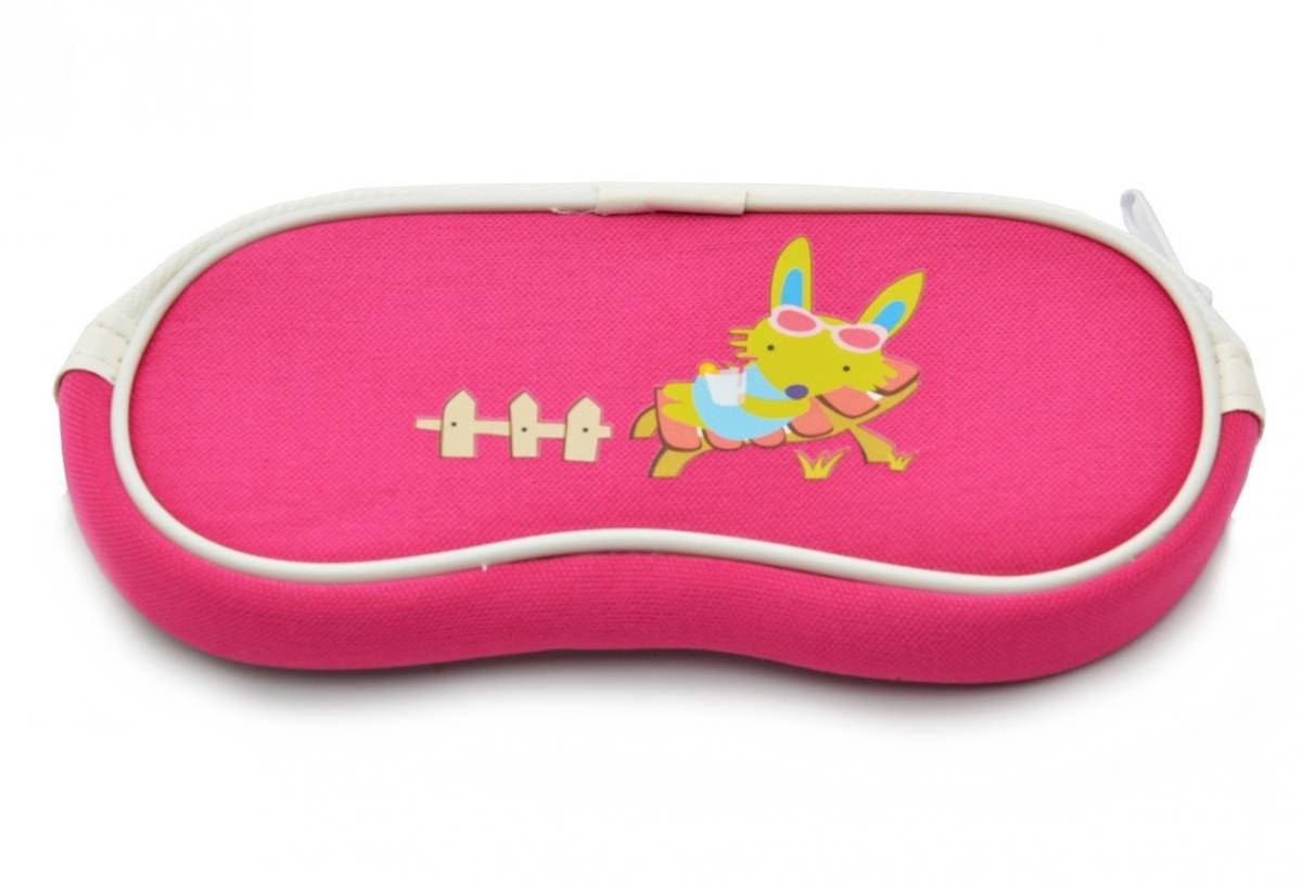 Husă pentru ochelari pentru copii roz cu iepuraș SC-10D megamix.sk