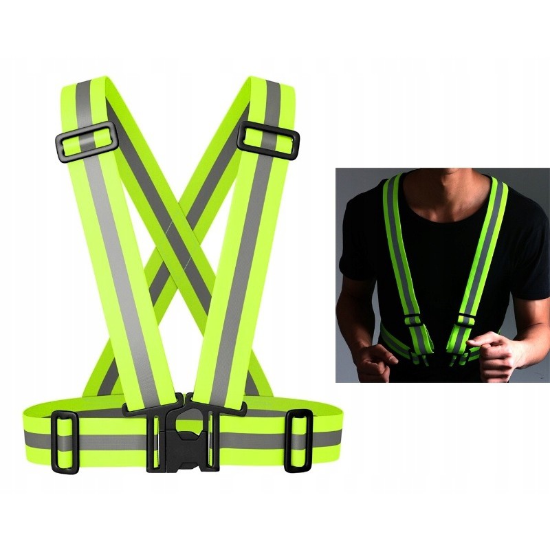 Vestă reflectorizantă reglabilă pentru alergare megamix.sk