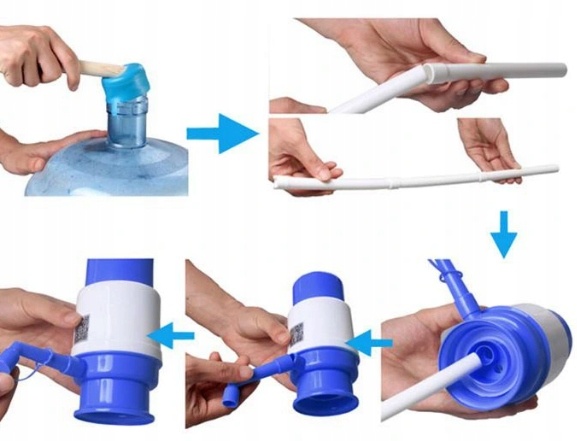 Pompă manuală universală pentru apă cu reducție 5l megamix.sk