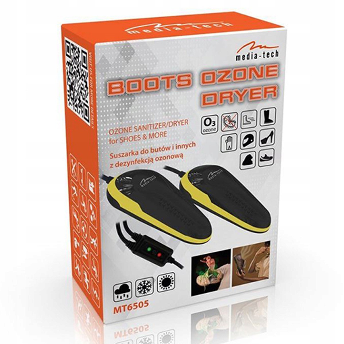 Uscător manual pentru încălțăminte mănuși dezinfecție cu ozon 10W megamix.sk