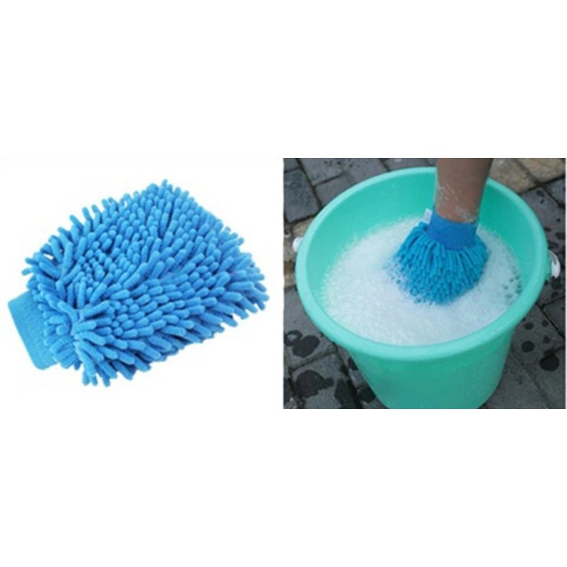 Mănușă din microfibră pentru ștergerea mașinii poliester megamix.sk