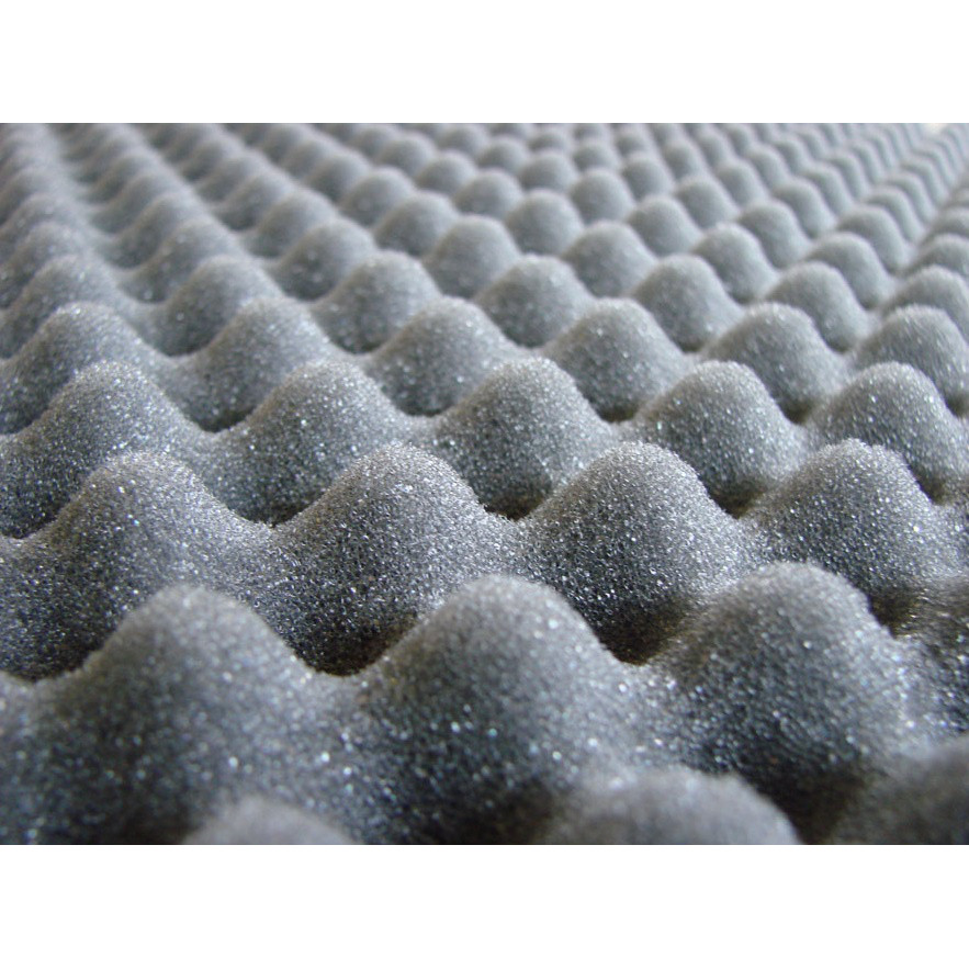 samolepiaca akustická zvukotesná pena VLNY 50mm 200x100cm nehorľavá megamix.sk