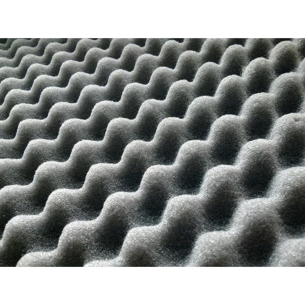 samolepiaca akustická zvukotesná pena VLNY 50mm 200x100cm nehorľavá megamix.sk