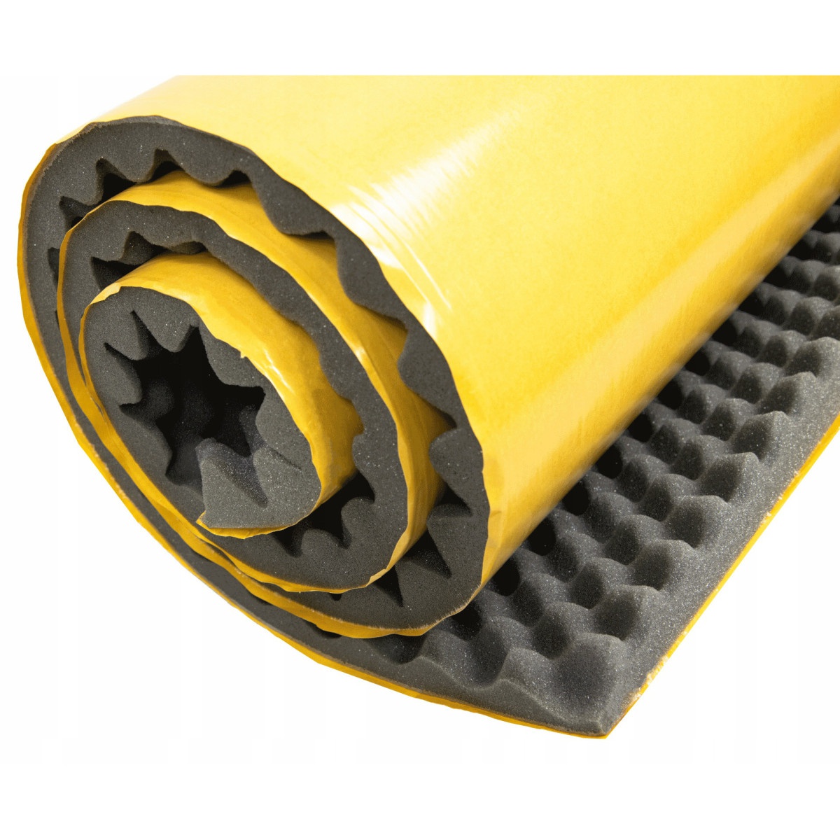 samolepiaca akustická zvukotesná pena VLNY 50mm 200x100cm nehorľavá megamix.sk