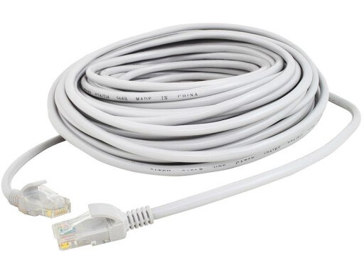 Cablu de rețea LAN Ethernet pereche RJ45 20 m auriu