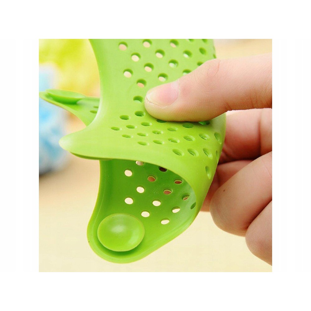 Sita din silicon pentru chiuvetă pentru scurgere 15cm verde megamix.sk