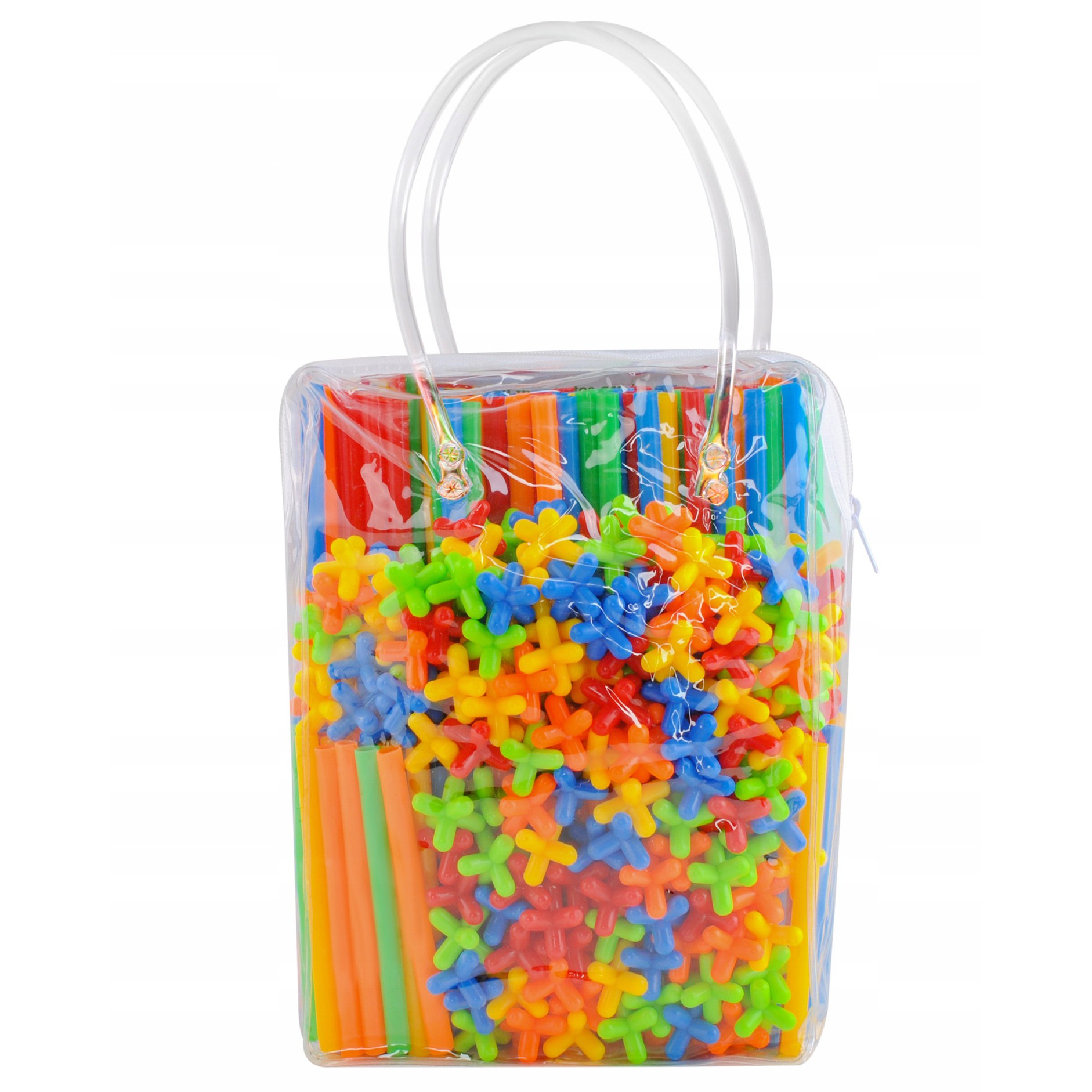 Seturi pentru copii paie conectori 408 buc megamix.sk