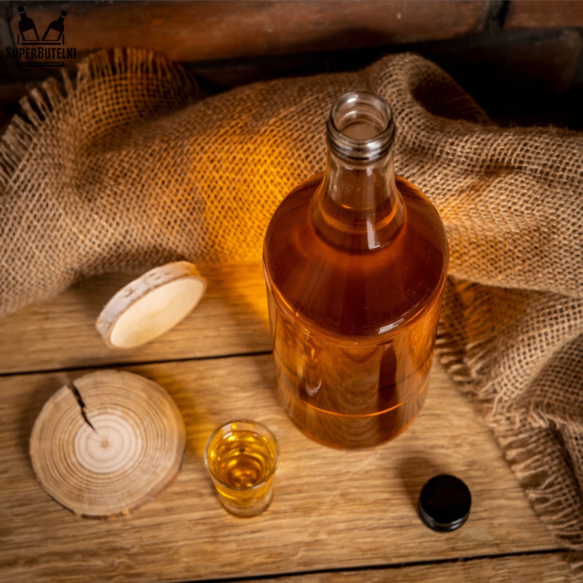 Sticlă de sticlă 1000ml 30cm MONOPOL megamix.sk