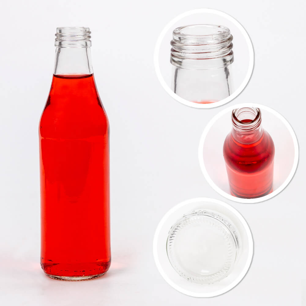 Sticlă de sticlă 250ml 19cm TINKLY megamix.sk