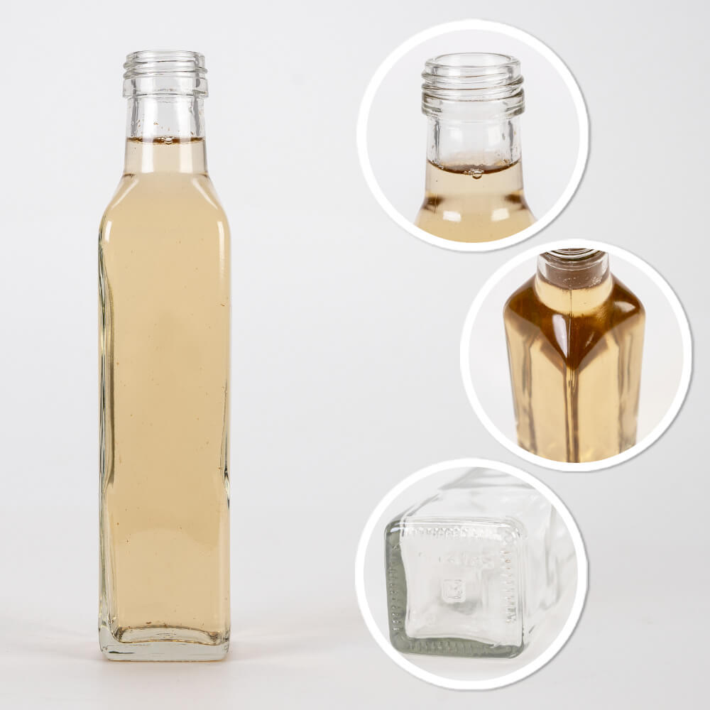 Sticlă de sticlă 250ml 21cm MARASCA megamix.sk