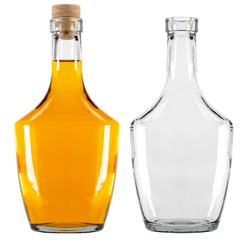 Sticlă de sticlă 500ml 21cm KONESER megamix.sk