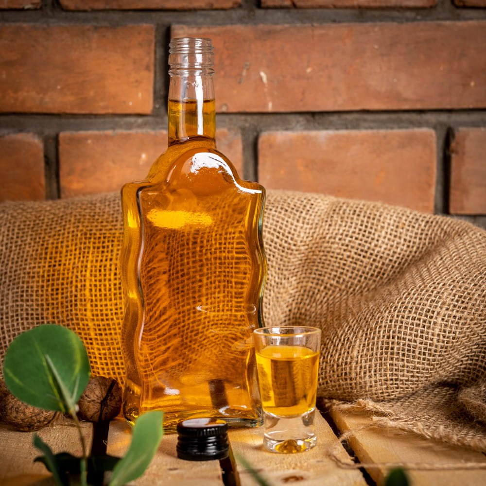 Sticlă de sticlă 500ml 23cm WAVE megamix.sk