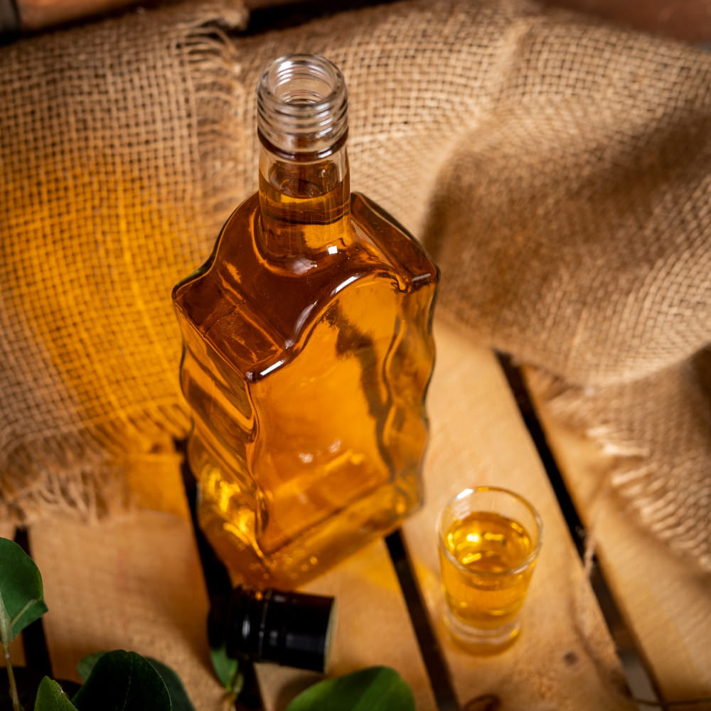 Sticlă de sticlă 500ml 23cm WAVE megamix.sk