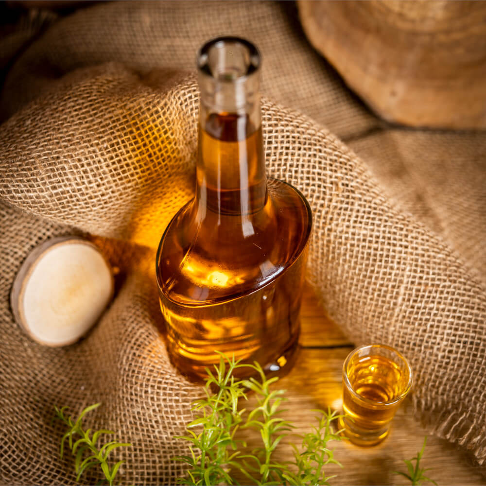 Sticlă de sticlă 500ml 25cm AISHA megamix.sk