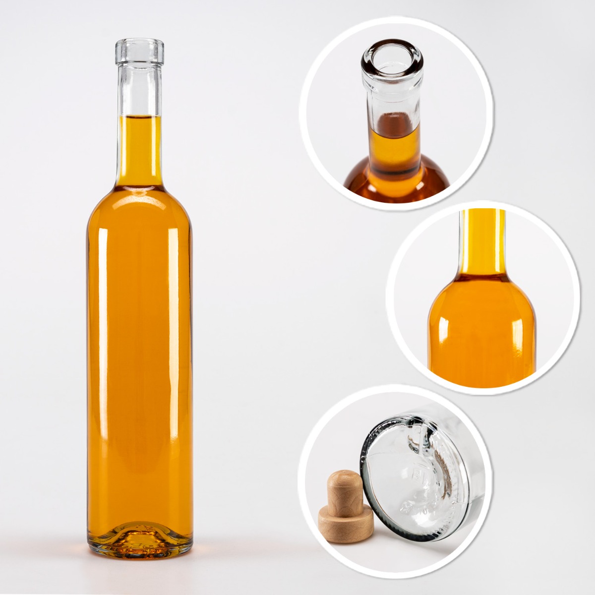 Sticlă de sticlă 500ml 29cm FUTURA megamix.sk