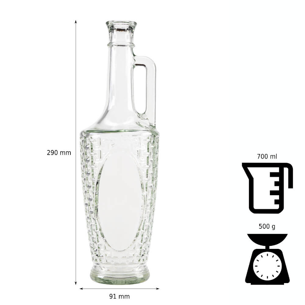 Sticlă de sticlă 700ml 29cm GALICIA megamix.sk