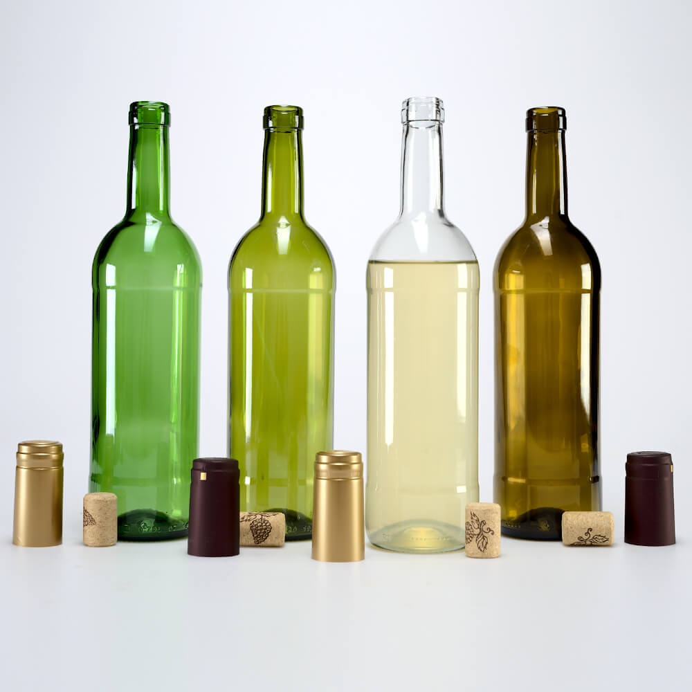 Sticlă de vin 750ml 29cm alb megamix.sk