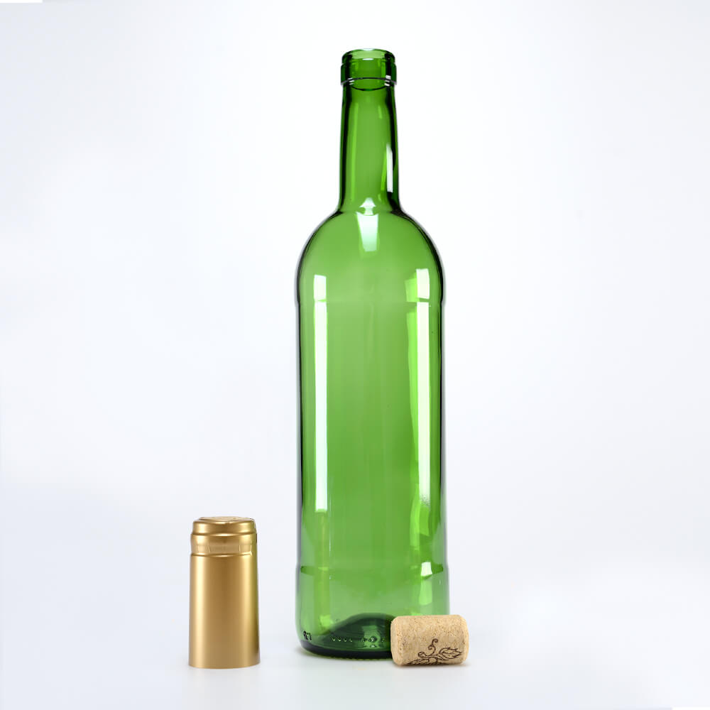 Sticlă de vin 750ml 29cm verde megamix.sk
