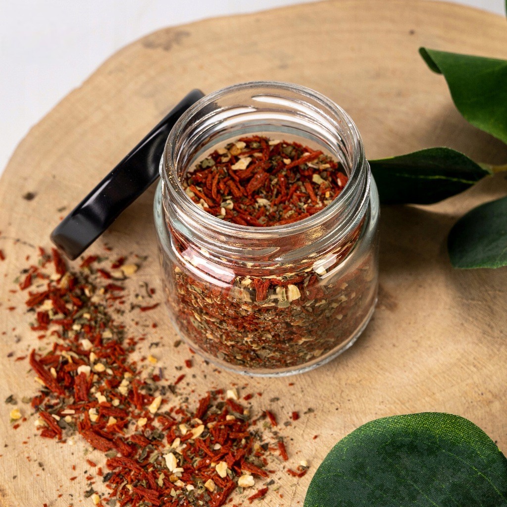 Recipient din sticlă cutie 100ml 5cm cu capac megamix.sk