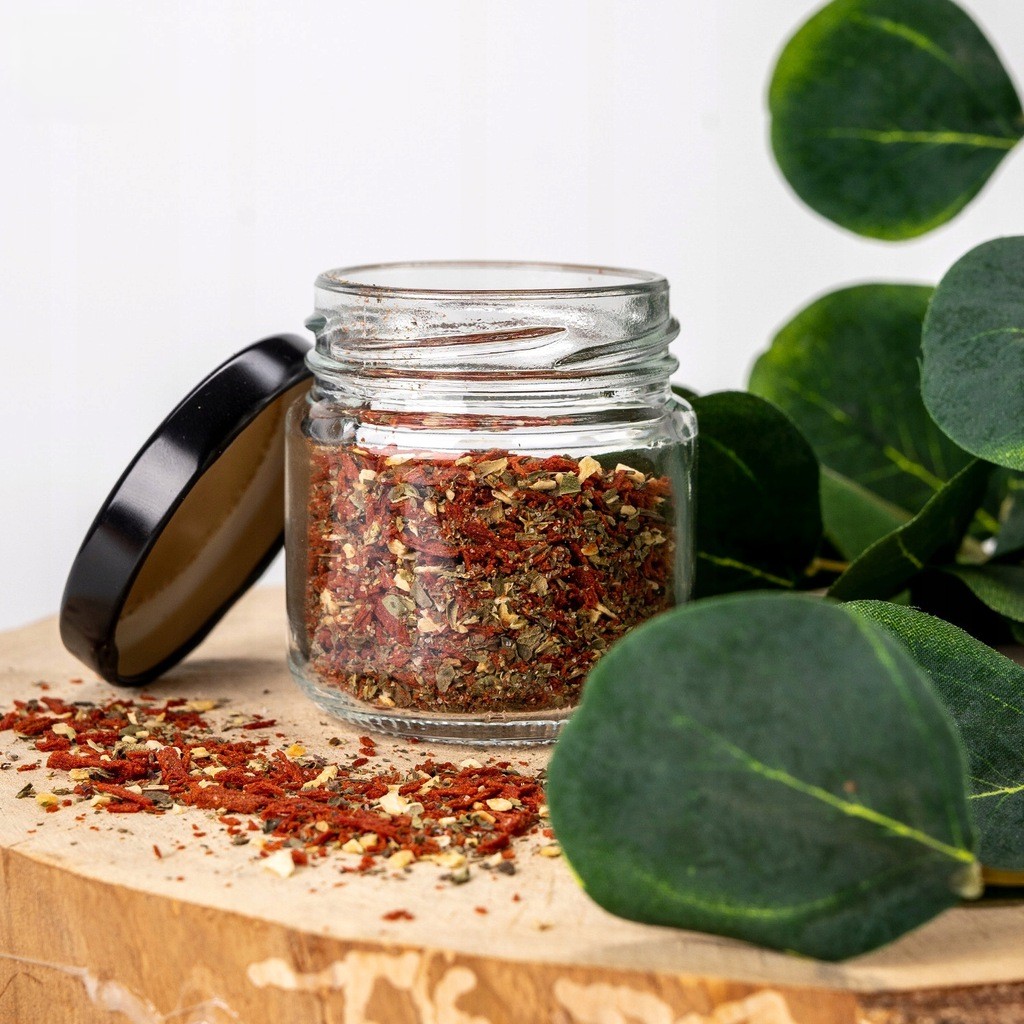 Recipient din sticlă cutie 100ml 5cm cu capac megamix.sk