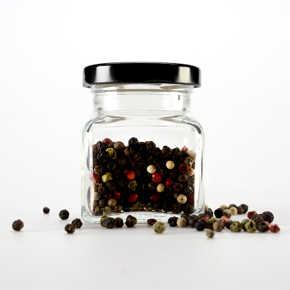 Recipient din sticlă doză 120ml 7cm cu capac megamix.sk