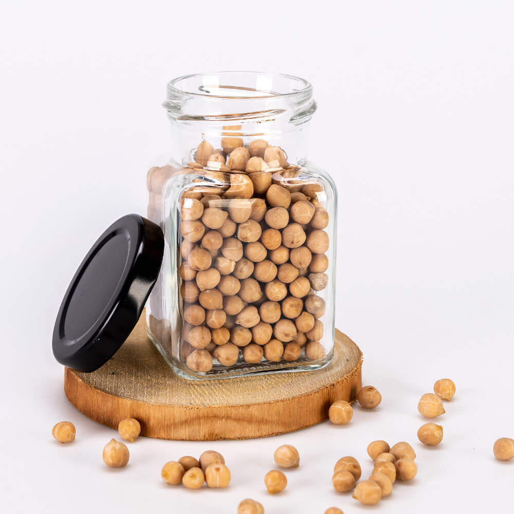 Recipient din sticlă doză 150ml 9cm cu capac megamix.sk