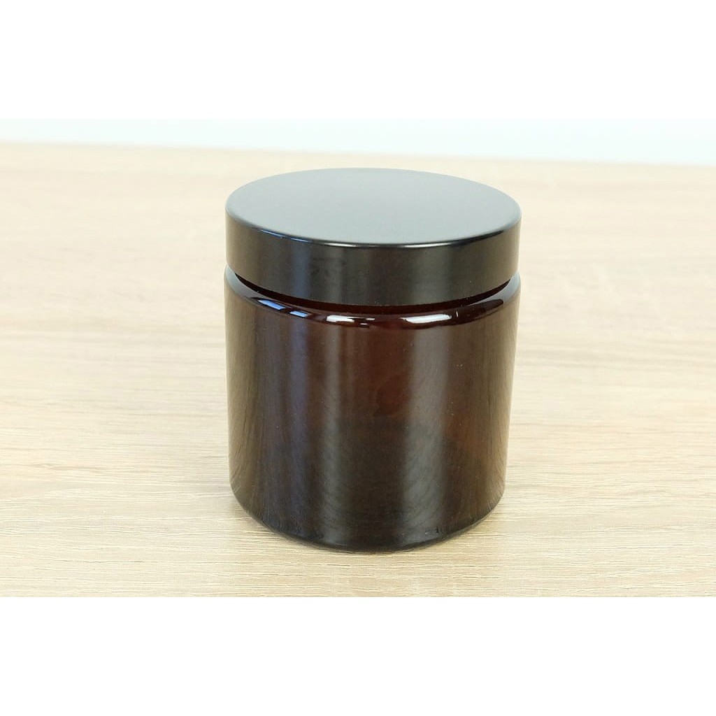 Recipient de sticlă maro 120 ml 63x62mm megamix.sk