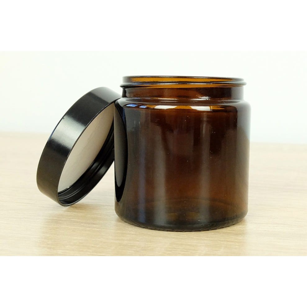 Recipient de sticlă maro 120 ml 63x62mm megamix.sk